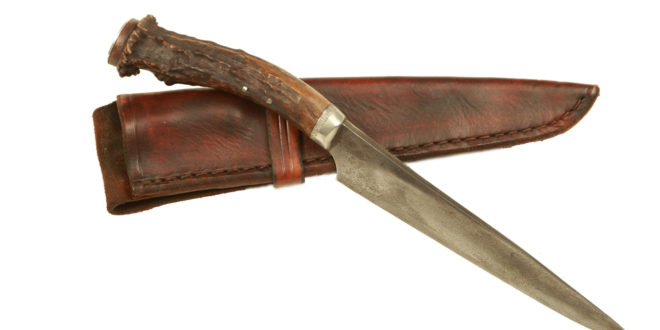 CLA Auction Item — Belt Knife by Charlie Wallingford