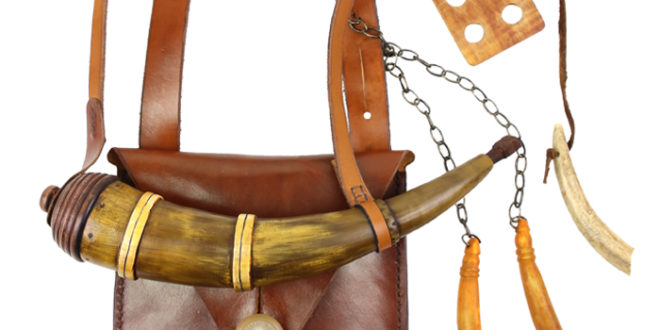 CLA 2019 Auction: Frontier Georgia bag and horn set by Ron Hess and Marc Hamel
