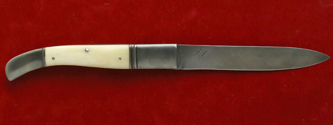 CLA 2019 Auction: Eighteenth Century folding knife by Scott Summerville