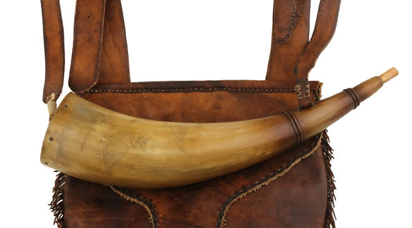 CLA Auction Item: EARLY 19TH CENTURY HUNTING POUCH SET By Lawrence Fiorillo, Todd Hambrick, Casey McClure